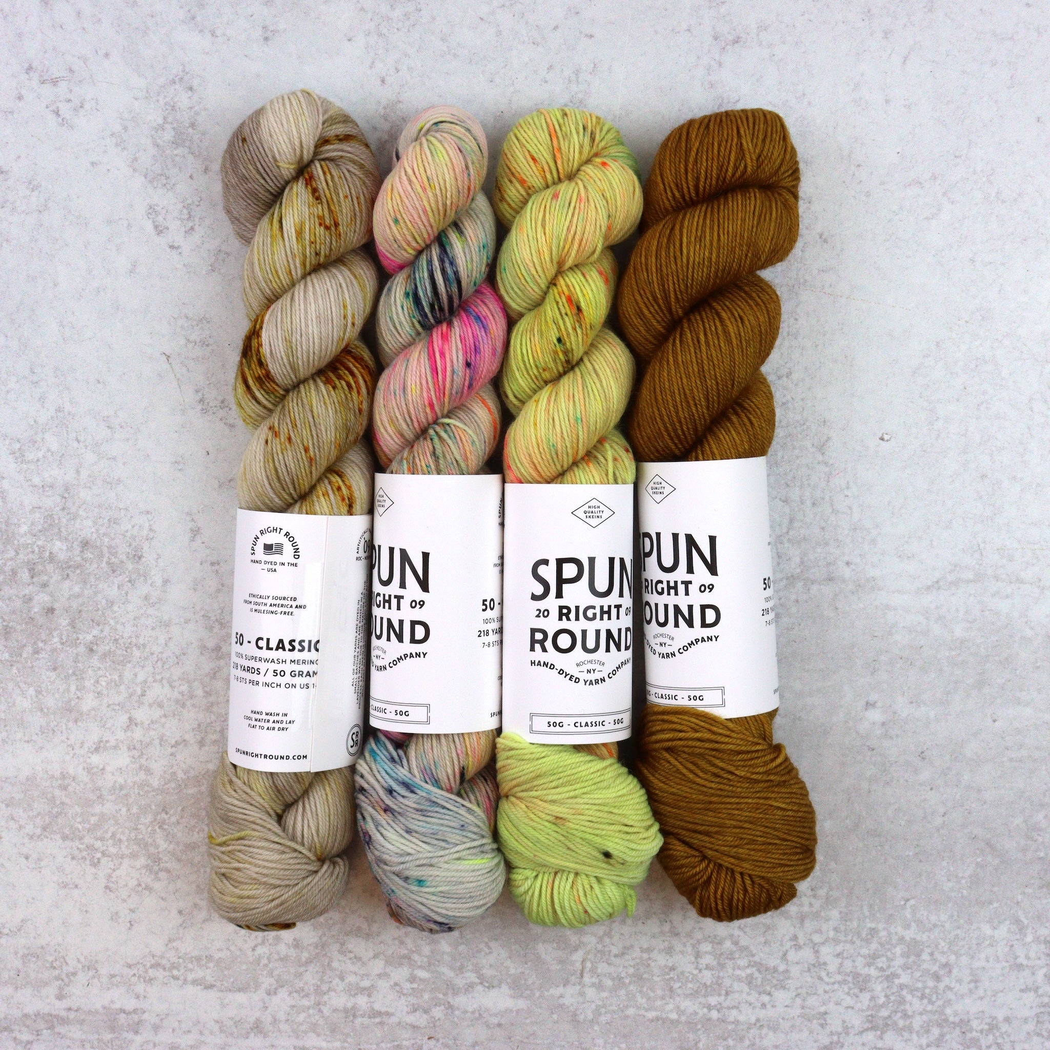 Classic Sock 50's - 4 Skein Set - Golden