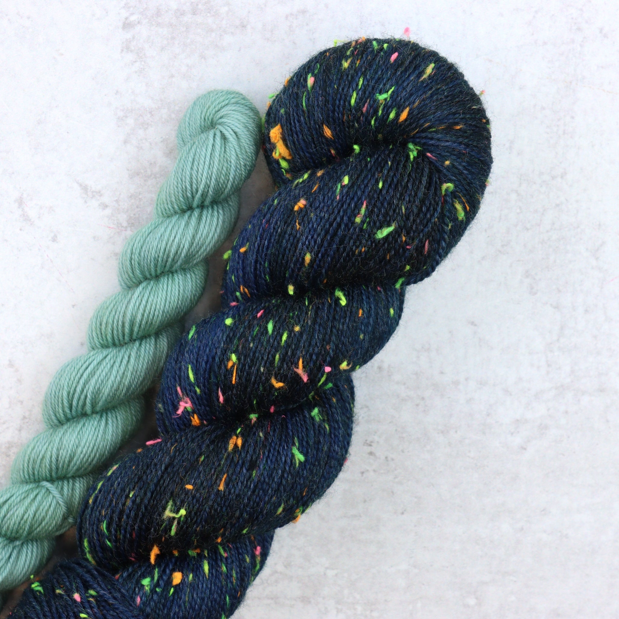 Haunt + Sage - Neon Tweed Sock Set