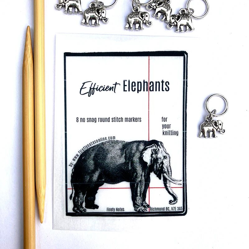 FireFly Notes - Elephant Stitch Markers